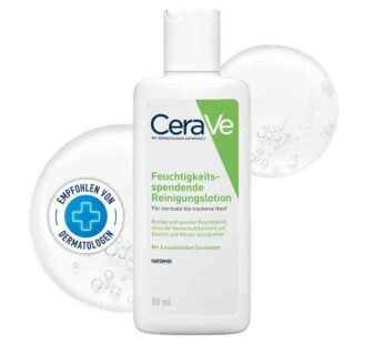 CeraVe Feuchtigkeitsspendende Reinigungslotion, 88 ml
