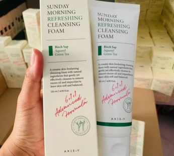 Axis-Y Sunday Morning Refreshing Cleansing Foam 120ml