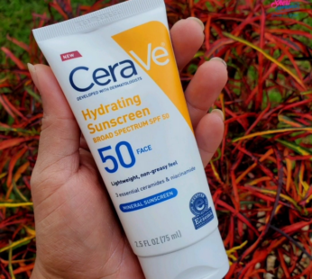 CeraVe Hydrating Mineral Face Sunscreen Broad Spectrum SPF 50 -75Ml
