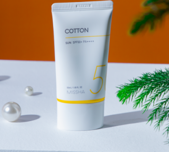 Missha All Around Safe Block Cotton Sun 50ml SPF50+ PA++++