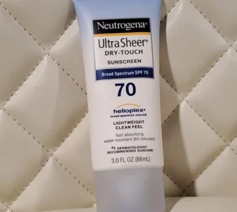 Neutrogena Ultra Sheer Dry-Touch Sunscreen Broad Spectrum SPF 70 88ml