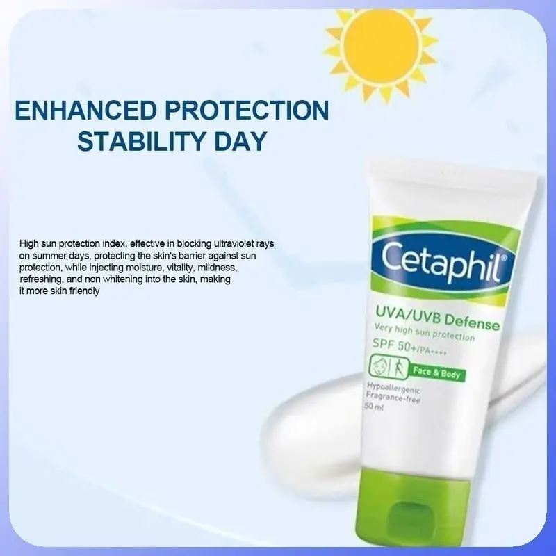 Cetaphil UVA/UVB Defense Cream SPF 50+ 50ml - Image 3
