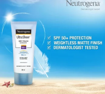 Neutrogena Ultra Sheer Dry-Touch Sunblock SPF50+ PA+++ for Ultra Light Clean Feel 88ml