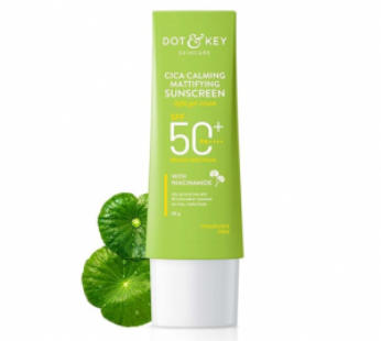 Dot & Key Cica Calming Mattifying Sunscreen SPF50+ PA++++ (80g)