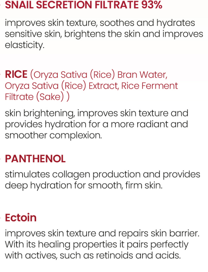 ksecret Seoul 1988 Cream : Snail Mucin 93+Rice 100ml - Image 6