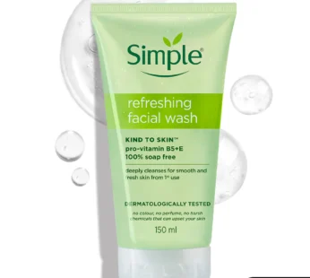 Simple Kind To Skin Refreshing Facial Gel Wash 150ml