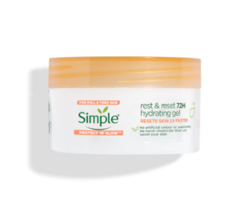 Simple Protect N Glow Rest and Reset 72h Hydrating Gel 50ml