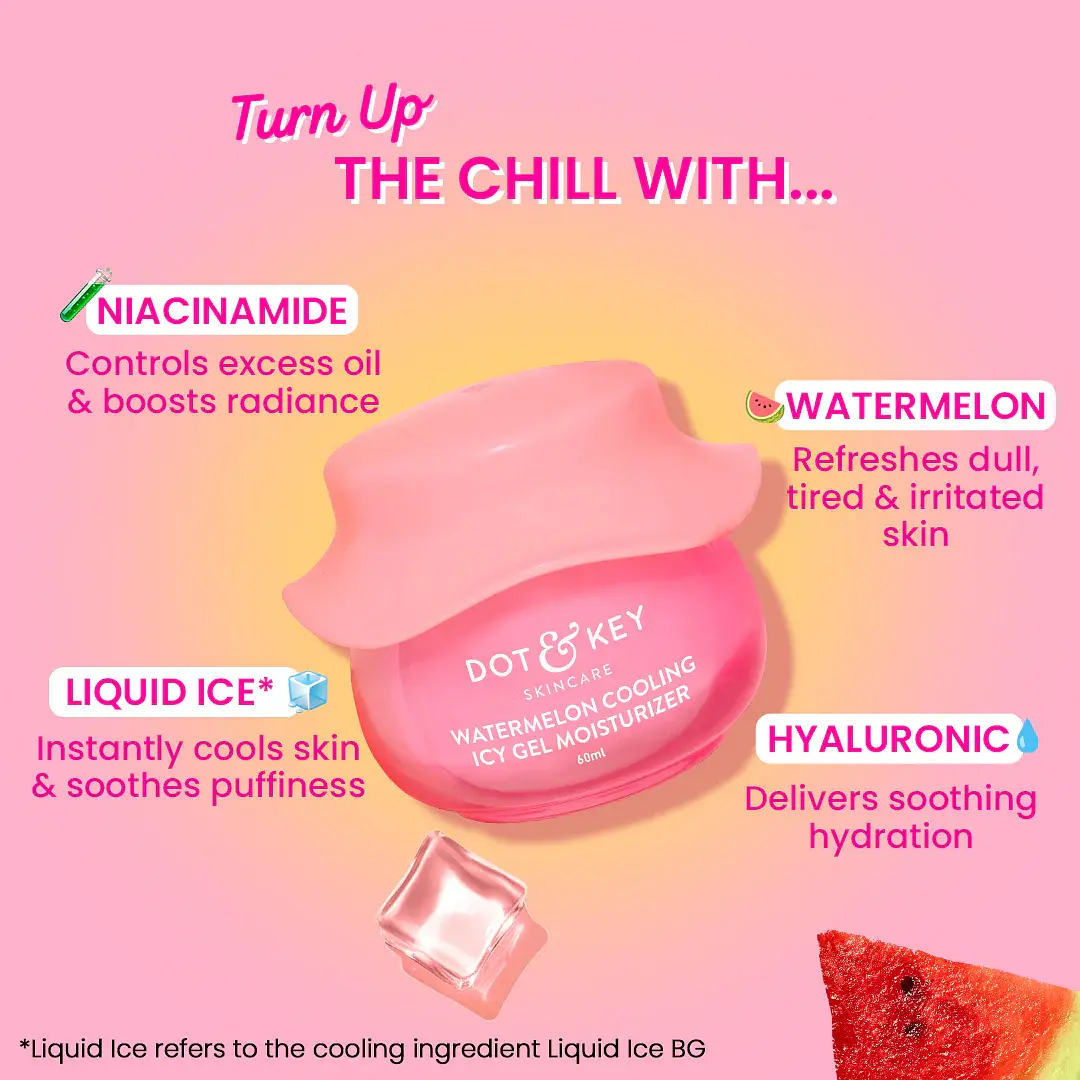 Dot & Key Watermelon Cooling Icy Gel Moisturizer 60ml - Image 2