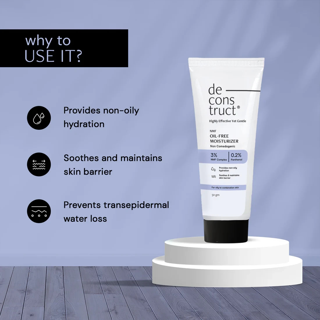 Deconstruct Oil-Free Moisturizer for Oily Skin 50gm - Image 4