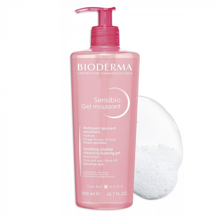 Bioderma Crealine Gel Moussant Foaming Gel 500 ml - Image 2
