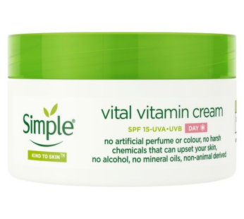 Simple Kind To Skin Vital Vitamin Day Cream – 50ml