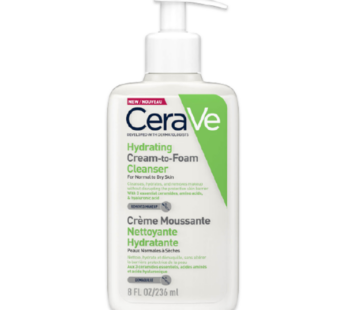 Cerave Hydrating cream to foam cleanser 236ml
