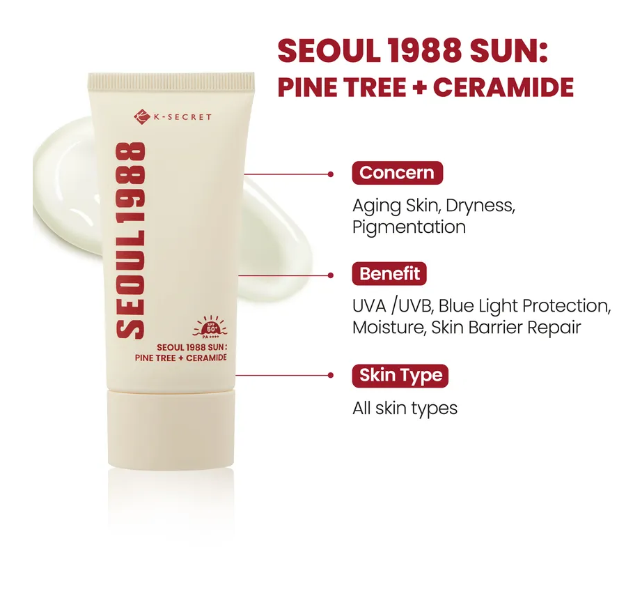 KSECRET SEOUL 1988 Sun : Pine Tree + Ceramide 50ml - Image 3